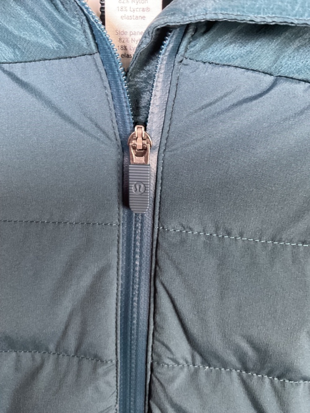 Lululemon Womens 6 Storm Teal Down For It All Jacket Running Athletic Outdoor - Picture 7 of 8